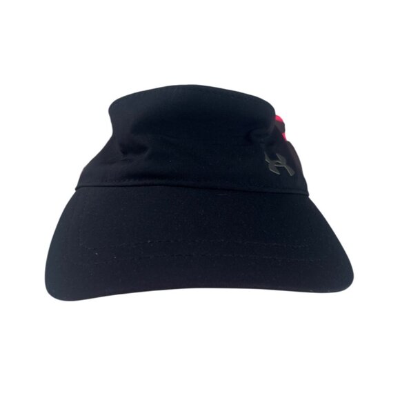 Under Armour Sports Visor Womens OS Black Pink Adjustable - Picture 2 of 6
